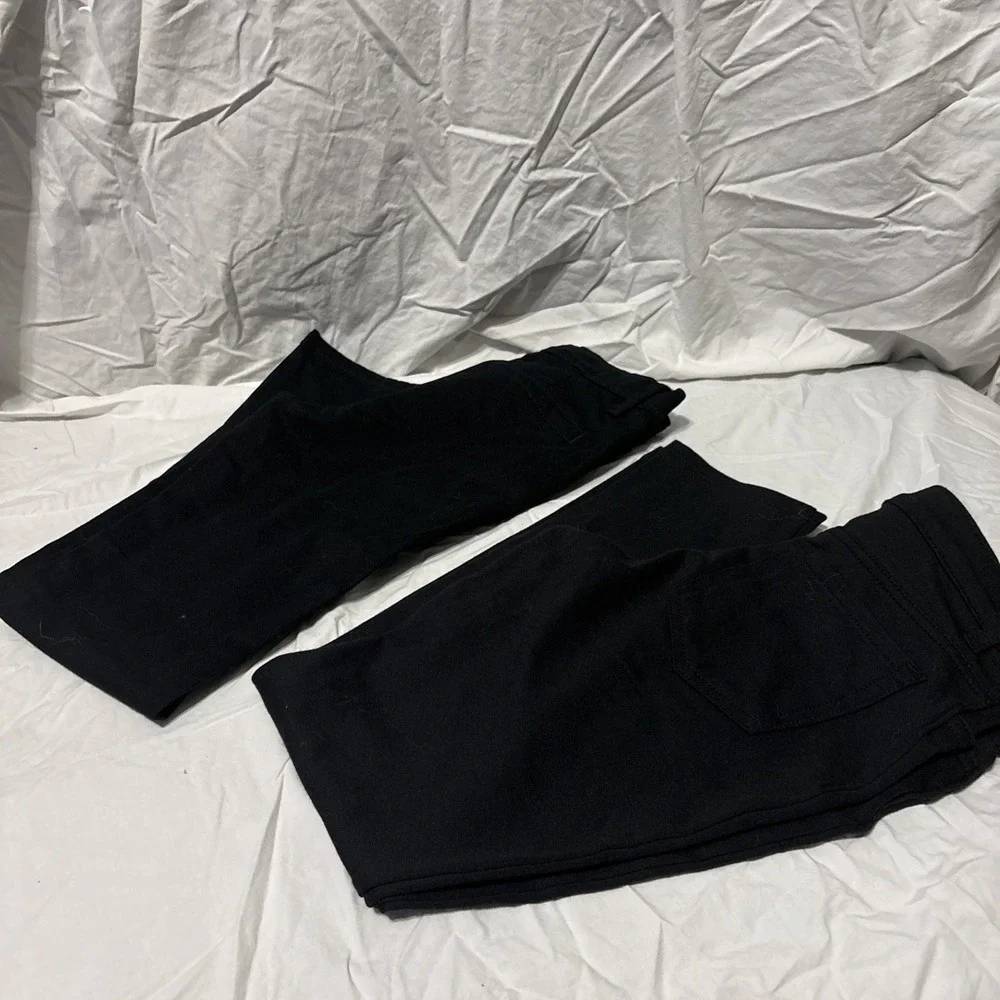 The Children's Place Girls Black Stretch Size 8 School ‎ Uniform New 2 Pair